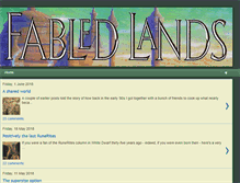 Tablet Screenshot of fabledlands.blogspot.com