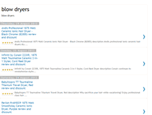 Tablet Screenshot of blowdryersreview.blogspot.com