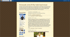 Desktop Screenshot of normandy2009.blogspot.com
