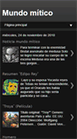 Mobile Screenshot of mundomitico2d.blogspot.com