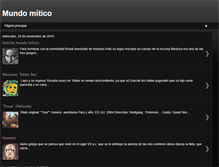 Tablet Screenshot of mundomitico2d.blogspot.com