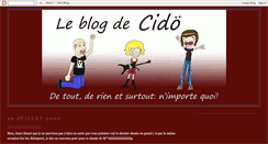 Desktop Screenshot of cidogribouille.blogspot.com