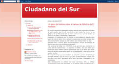 Desktop Screenshot of ciudadanodelsur.blogspot.com