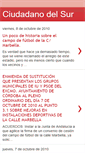 Mobile Screenshot of ciudadanodelsur.blogspot.com