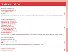 Tablet Screenshot of ciudadanodelsur.blogspot.com