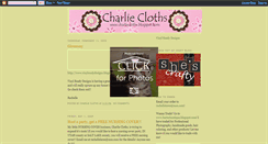 Desktop Screenshot of charliecloths.blogspot.com