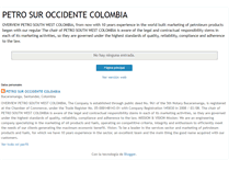 Tablet Screenshot of petrosuroccidentecolombia.blogspot.com