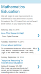 Mobile Screenshot of improvingmathed.blogspot.com