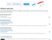 Tablet Screenshot of hitechandlife.blogspot.com