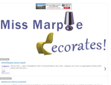 Tablet Screenshot of missmarpledecorates.blogspot.com