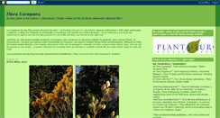 Desktop Screenshot of floraeuropaea.blogspot.com