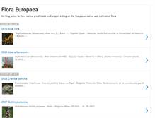 Tablet Screenshot of floraeuropaea.blogspot.com