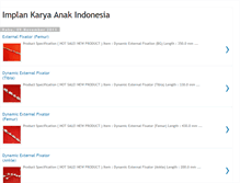 Tablet Screenshot of implant-indonesia.blogspot.com