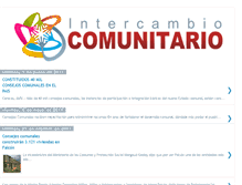 Tablet Screenshot of intercambiocomunitario.blogspot.com