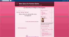 Desktop Screenshot of more-space-for-fashion-online.blogspot.com