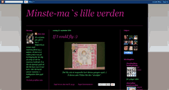 Desktop Screenshot of minste-maslilleverden.blogspot.com