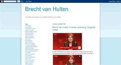 Desktop Screenshot of brechtvanhulten.blogspot.com
