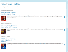 Tablet Screenshot of brechtvanhulten.blogspot.com