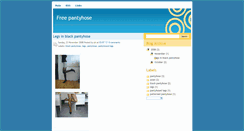 Desktop Screenshot of free-pantyhose.blogspot.com