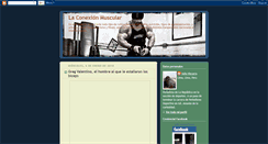 Desktop Screenshot of laconexionmuscular.blogspot.com