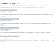 Tablet Screenshot of laconexionmuscular.blogspot.com