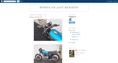 Desktop Screenshot of hondacb360t.blogspot.com