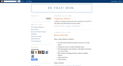 Desktop Screenshot of becomingthatmom.blogspot.com