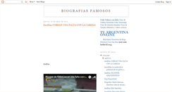 Desktop Screenshot of biografiasfamosos.blogspot.com