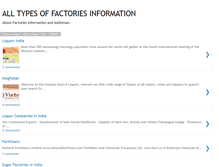 Tablet Screenshot of factoriesinfo.blogspot.com