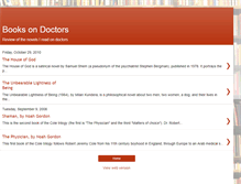 Tablet Screenshot of booksondoctors.blogspot.com