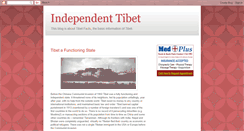 Desktop Screenshot of independent-tibet.blogspot.com