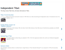 Tablet Screenshot of independent-tibet.blogspot.com