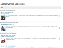 Tablet Screenshot of latestgamescollection.blogspot.com
