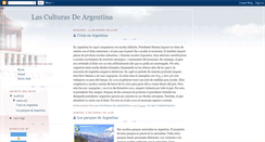 Desktop Screenshot of las-culturas-de-argentina.blogspot.com