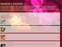 Tablet Screenshot of dancandoeeducando.blogspot.com