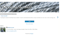 Tablet Screenshot of dyfedyarnsmith.blogspot.com
