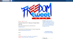 Desktop Screenshot of freedomtweet.blogspot.com