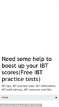 Mobile Screenshot of free-ibt-practicetests.blogspot.com