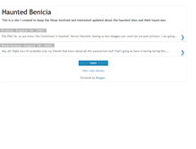 Tablet Screenshot of hauntedbenicia.blogspot.com