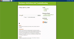 Desktop Screenshot of hardwaredictionary.blogspot.com