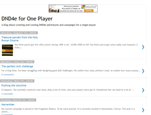 Tablet Screenshot of oneplayerdnd.blogspot.com