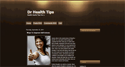 Desktop Screenshot of drhealthtips.blogspot.com