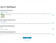 Tablet Screenshot of g1-wallpapers.blogspot.com