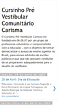 Mobile Screenshot of cursinhoprevestibularcarisma.blogspot.com