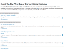 Tablet Screenshot of cursinhoprevestibularcarisma.blogspot.com