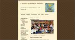 Desktop Screenshot of colegioelcarmen-gen94.blogspot.com