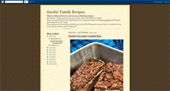 Desktop Screenshot of jacobsfamilyrecipes.blogspot.com