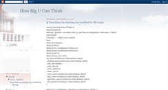 Desktop Screenshot of howbigucanthink.blogspot.com