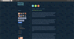 Desktop Screenshot of chasingchariots.blogspot.com