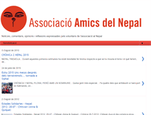 Tablet Screenshot of amicsdelnepal.blogspot.com